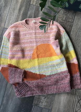 Urban outfitters светр джемпер вінтаж гори