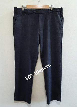 Демісезонні чоловічі брюки сіро-блакитного кольору m&s collection, р. 54 (w40 l31)