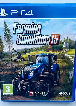 Farming simulator 15, б/у, английская версия - диск для playstation 4