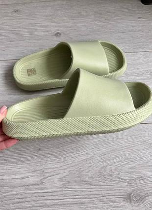 Женские шлепанцы shein, оливковые, легкие, размеры 36–37 и 40-41 25