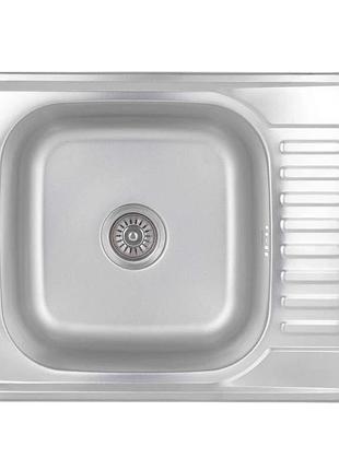 Кухонная мойка brinex 5848 0,8 мм micro decor