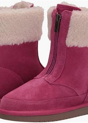 Сапоги koolaburra by ugg розовые размер us 2 22 см