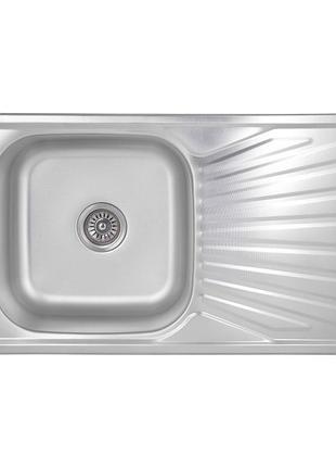 Кухонная мойка brinex 7848 0,8 мм micro decor (brin7848mdec08)