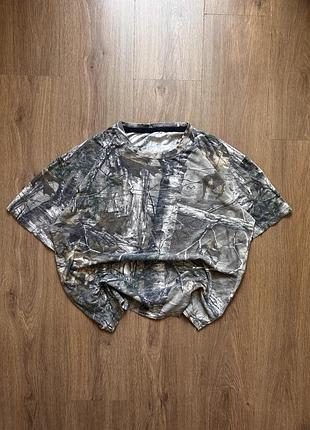 Футболка з реалістичним камуфляжем realtree / mossy oak y2k vintage carhartt