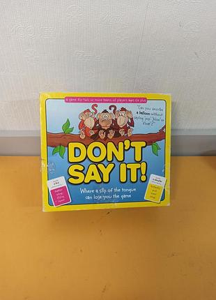 Настольная игра на отгадку слов don’t say it! от издательства paul lamond games.