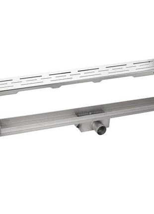 Комплект qtap taurus fd700 (nks) линейный трап из нержавеющей стали с сухим затвором 700 мм