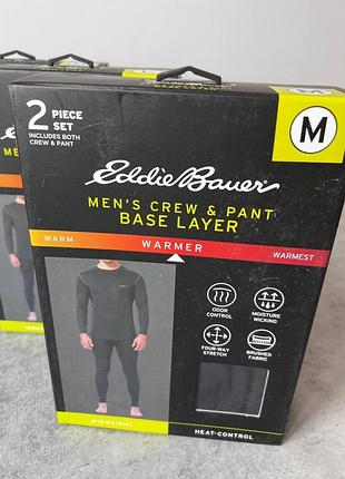 Мужское термобелье eddie bauer men's base layer (комплект) размер xl