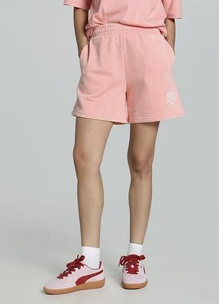 Нові жіночі шорти puma class shorts рожеві (оригінал, розмір l)