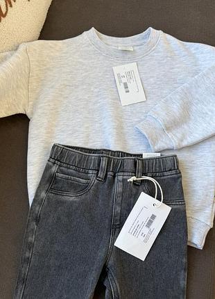 Zara худі та джинси для хлопчика 3-4 роки