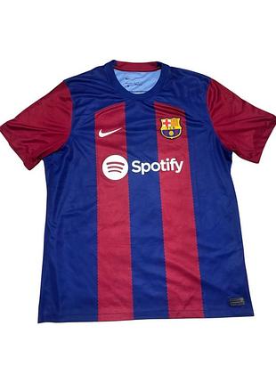 Оригінальна футболка fc barcelona 2023/24 home | nike dri-fit | xl (dx2687-456)