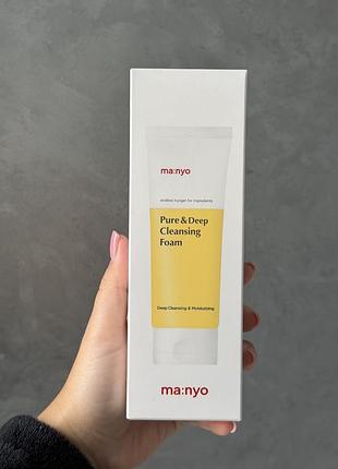 Ma:nyo пінка для глибокого очищення пор 200 мл manyo pure & deep cleansing foam