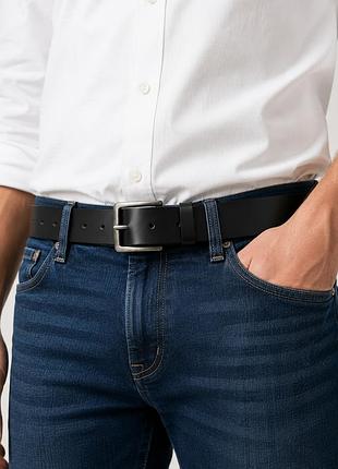 Мужской ремень u.s. polo assn. leather wrapped buckle, размер l
