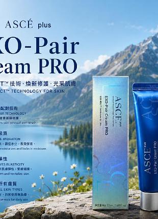 Омолаживающий крем с экзосомами дамасской розы asce plus exo-pair cream pro .