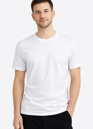 Чоловіча футболка uniqlo біла розмір xs
