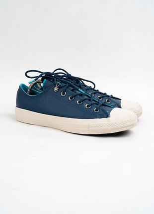Кеды кроссовки кожаные converse chuck taylor all star синие размер 40