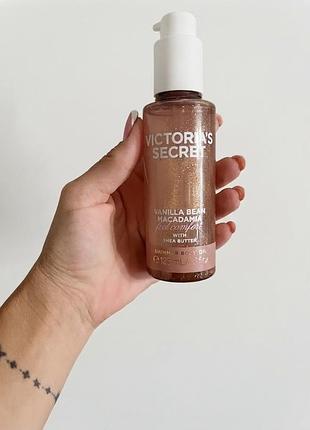 Vanilla bean macadamia shimmer body oil олійка для тіла з шиммером