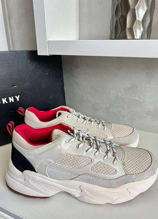Мужские кроссовки dkny — оригинал из сша, натуральная замша и текстиль