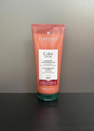 🩷 rené furterer color glow — шампунь для захисту кольору 200 мл новий повнорозмір оригінал
