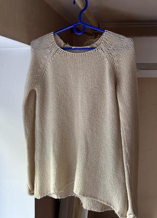 В’язаний светр m&n knit, молочного кольору 🤍