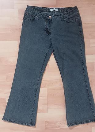 Джинсы m&amp;co 14 petit 28-29 заклепки клеш низкая посадка