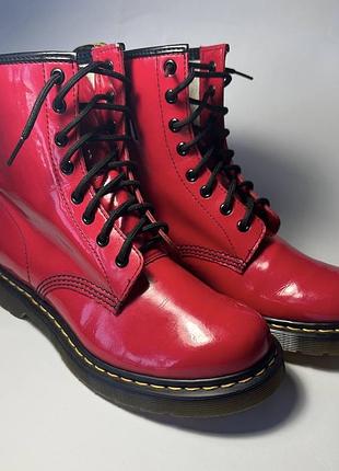 Черевики dr. martens 1460 w лакова шкіра, розмір 41
