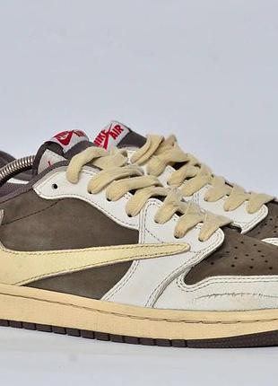 Nike air jordan 1 low og x travis scott reverse mocha 45р кроссовки