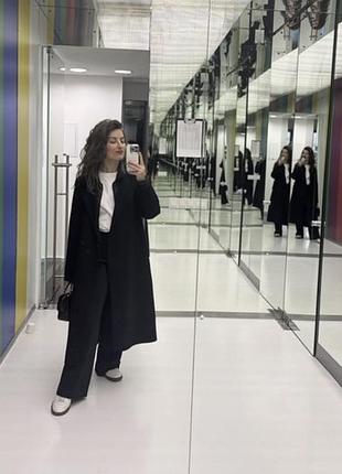Zara чорне пальто xs