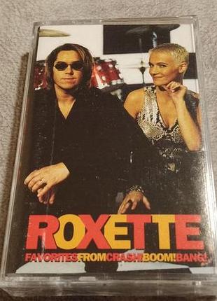 Roxette - favorites from crash! boom! bang! запечатанная американская промо кассета