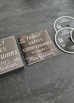 Диск family games compendium (playstation one)