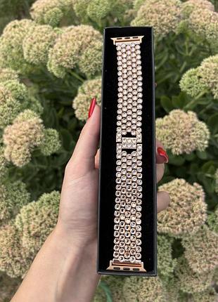Браслет до годинника apple watch з камінням swarovski