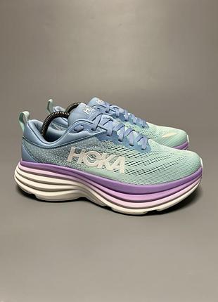 Кросівки для комфортної ходьби бігу тренувань hoka one one bondi 8 оригінал 1127952 abso