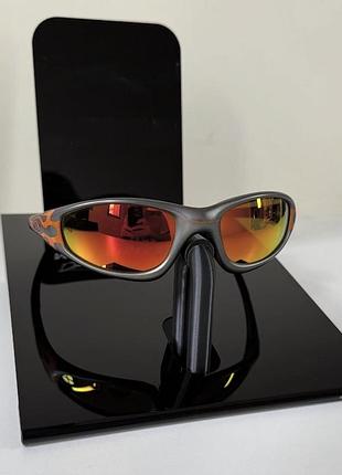 Oakley straight jacket gunmetal fire flames окуляри