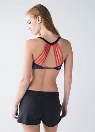 Lululemon спортивний топ бра бютсгальтер з цікавою спинкою