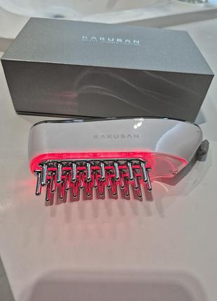 Массажер-расческа для кожи головы kakusan kks-189 с красным led