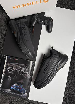 Чоловічі зимові кросівки merrell agility peak 5 gore-tex termo winter premium повсякденні водонепроникні термоутеплювач 41-45 сірі