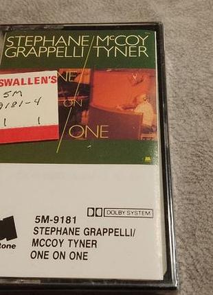 Stephane grapelli / mccoy turner - one on one. запечатанная американская кассета 1990 года