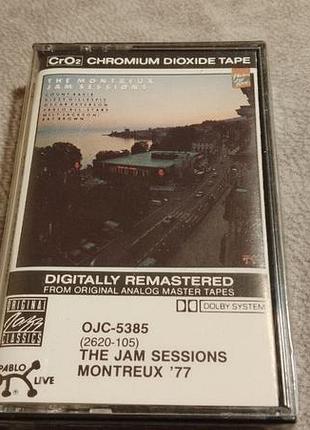 Va the jam sessions montreux' 77. chromium dioxide tape. запечатанная американская кассета 1989 года