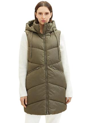 Жилет tom tailor 1037562*91 жіноч. хакі xl (195 840)
