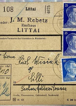 Поштова картка.  рейх 1941 р. (sp)
