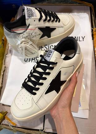 Golden goose ggdb stardan white black
