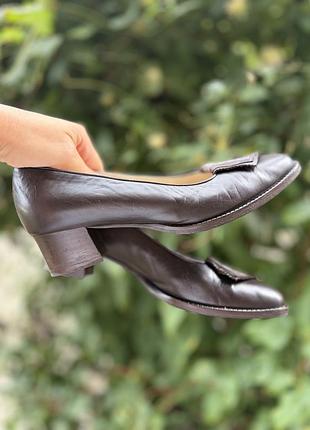 Вінтажні шкіряні туфлі südtiroler schuhe в альпійському стилі (made in italy)