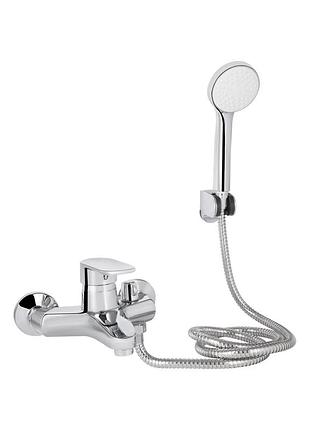 Змішувач для ванни lidz tani 006 (з душовим гарнітуром) (k40) chrome (ldtan006crm44964)