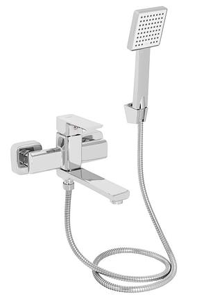 Смеситель для ванны lidz dozorca 0051 с поворотным изливом (с душевым гарнитуром) (k35) chrome (lddoz0051crm45404)
