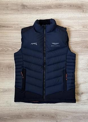 Чоловічий пуховий жилет aston martin by hackett жилетка