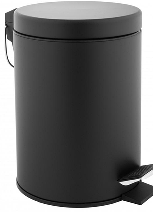 Кошик для сміття yoka labi black 3л.