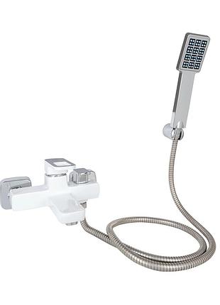 Смеситель для ванны lidz wawel 006 (с душевым гарнитуром) (k35) white (ldwaw006whi45398)