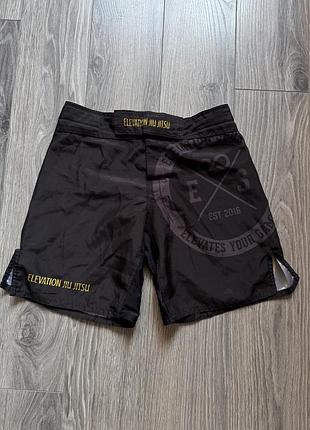 Шорти elevation jiu jitsu s чорні для мма, боротьби