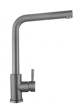 Смеситель для кухни lidz aria 015fl1 (k35) с выдвижным изливом graphite (ldari015fl1grp49561)