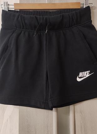 Шорти дитячі nike чорні трикотажні шорти на хлопчика