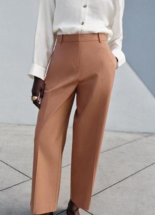 Прямые брюки с вытачками от zara
